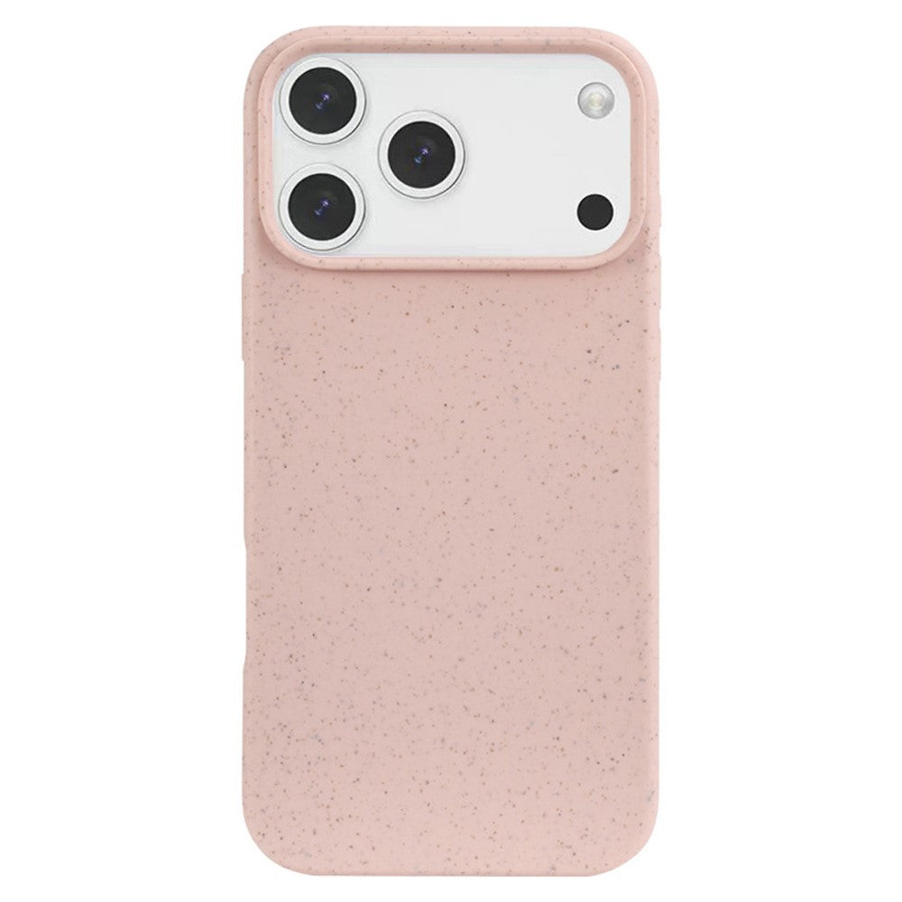 For iPhone 17 Pro Case Biodegradable Wheat Straw + TPU Matte Phone Cover