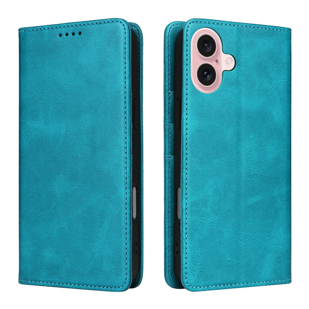For iPhone 17 Case RFID Blocking PU Leather Phone Wallet Cover