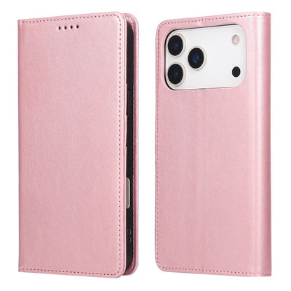 For iPhone 17 Pro Case RFID Blocking PU Leather Phone Wallet Cover