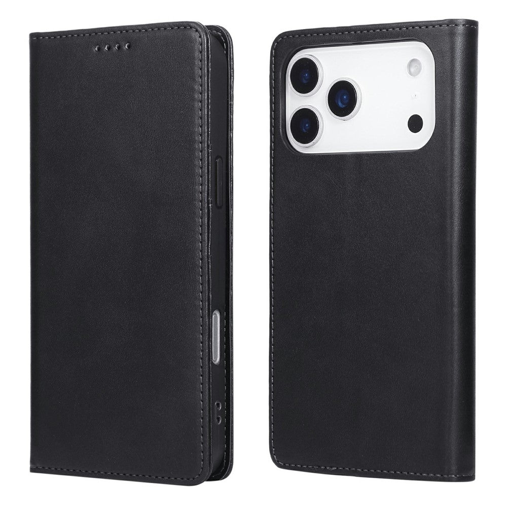 For iPhone 17 Pro Case RFID Blocking PU Leather Phone Wallet Cover