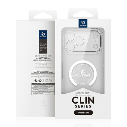 DUX DUCIS Clin Series for iPhone 17 Pro Case PC + TPU Clear Magnetic Phone Cover Compatible with MagSafe