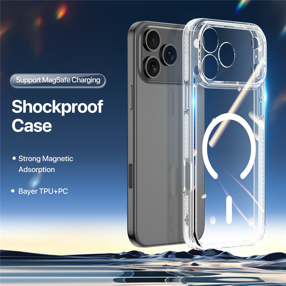 DUX DUCIS Clin Series for iPhone 17 Pro Case PC + TPU Clear Magnetic Phone Cover Compatible with MagSafe