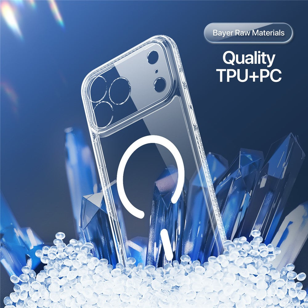 DUX DUCIS Clin Series for iPhone 17 Pro Case PC + TPU Clear Magnetic Phone Cover Compatible with MagSafe