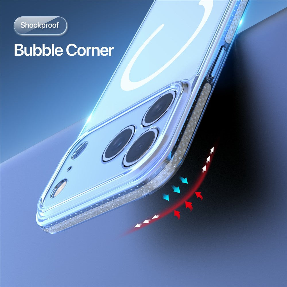 DUX DUCIS Clin Series for iPhone 17 Pro Case PC + TPU Clear Magnetic Phone Cover Compatible with MagSafe