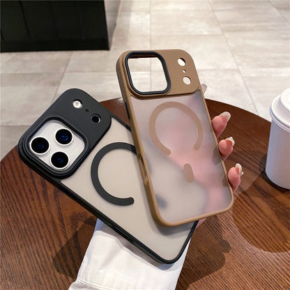 For iPhone 17 Pro Case Compatible with MagSafe Skin-Touch Matte Anti-Drop TPU + PC Phone Cover