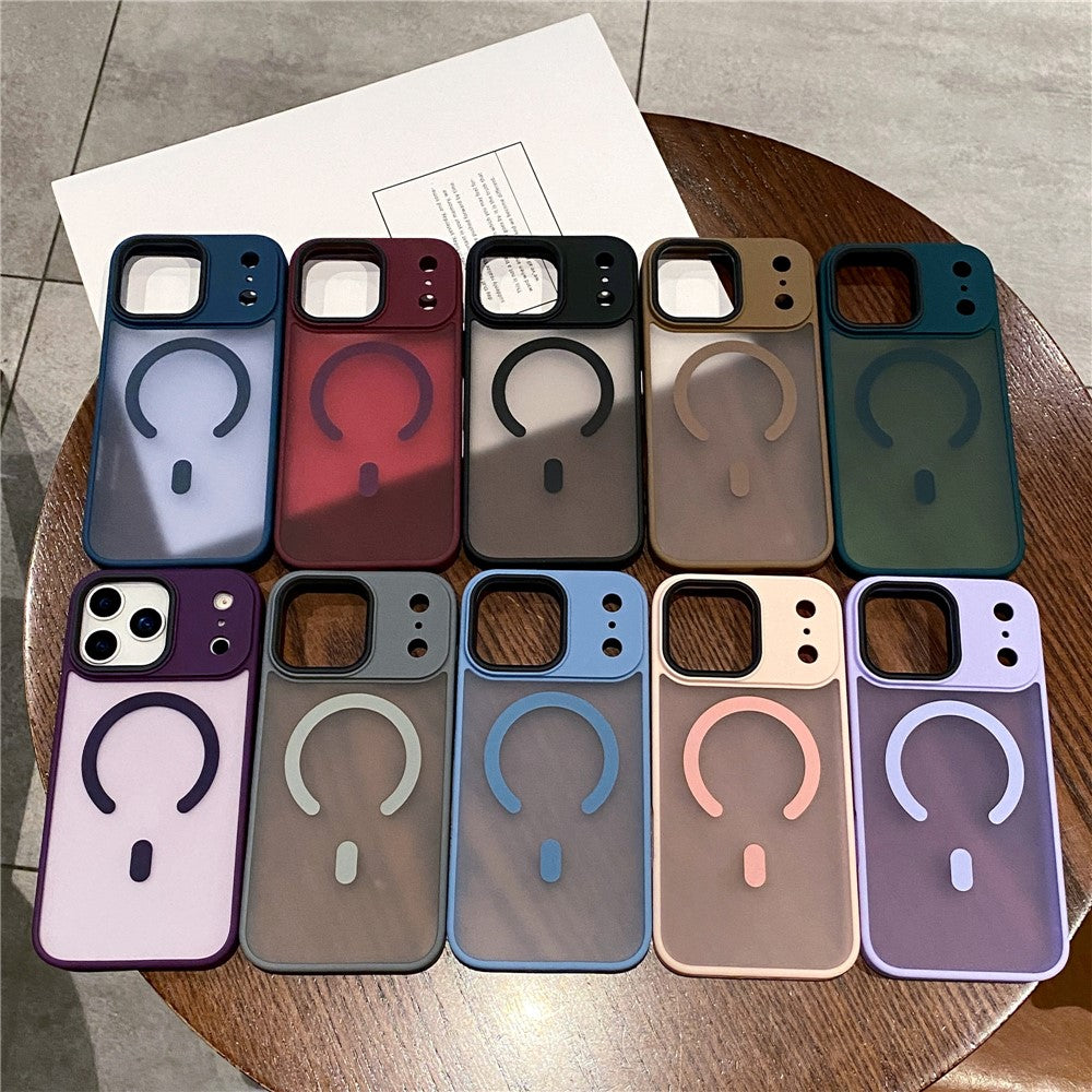 For iPhone 17 Pro Case Compatible with MagSafe Skin-Touch Matte Anti-Drop TPU + PC Phone Cover