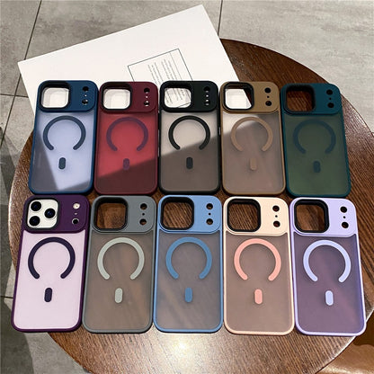 For iPhone 17 Pro Case Compatible with MagSafe Skin-Touch Matte Anti-Drop TPU + PC Phone Cover