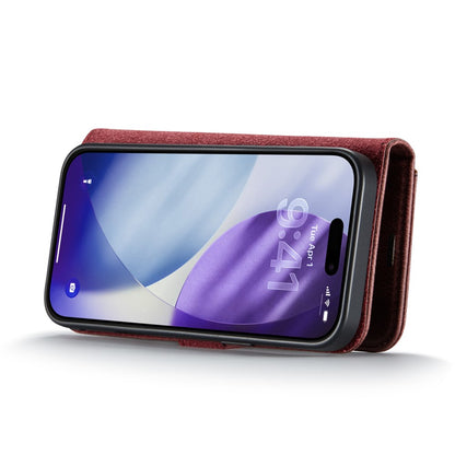 DG.MING for iPhone 17 Pro Max Case Detachable Split Leather Phone Cover