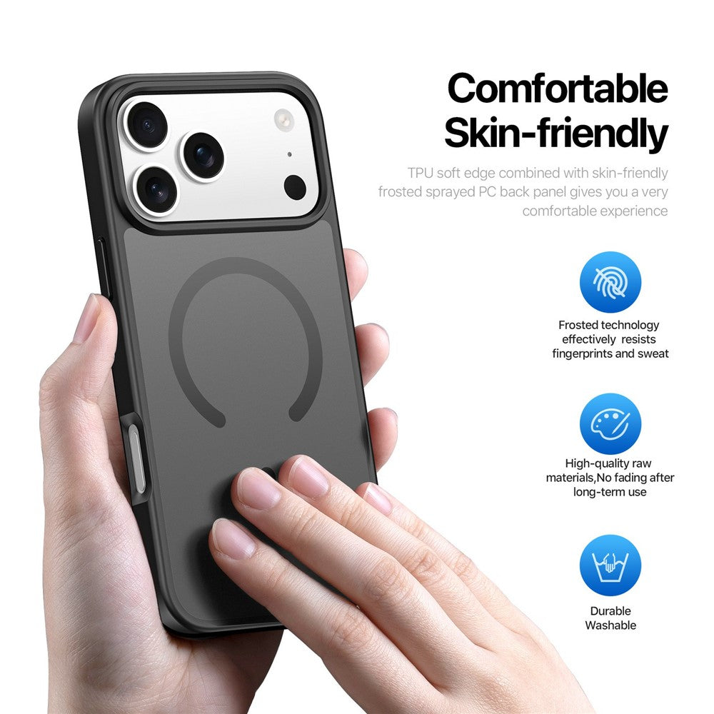 DUX DUCIS Yind Series For iPhone 17 Pro Case TPU + PC Matte Phone Cover Compatible with MagSafe