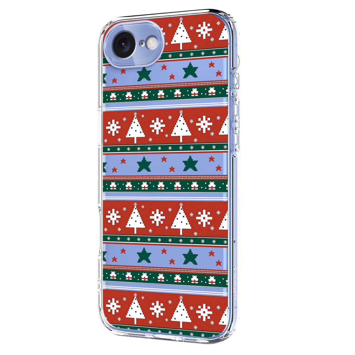 For iPhone 17e / 16e Case Christmas Themed Pattern Printing TPU Phone Back Cover