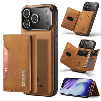 DG.MING M2 Series for iPhone 17 Pro Max Case PU + PC + TPU Phone Cover Detachable Wallet