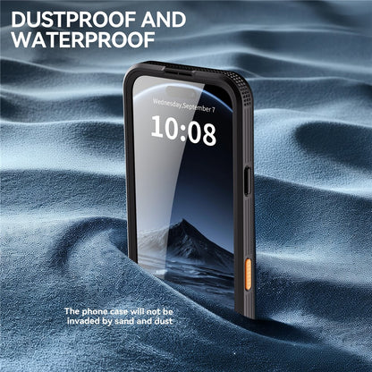 SHELLBOX For iPhone 17 Pro Max IP68 Waterproof Case Compatible with MagSafe Clear Phone Cover