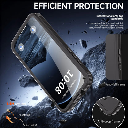 SHELLBOX For iPhone 17 Pro Max IP68 Waterproof Case Compatible with MagSafe Clear Phone Cover