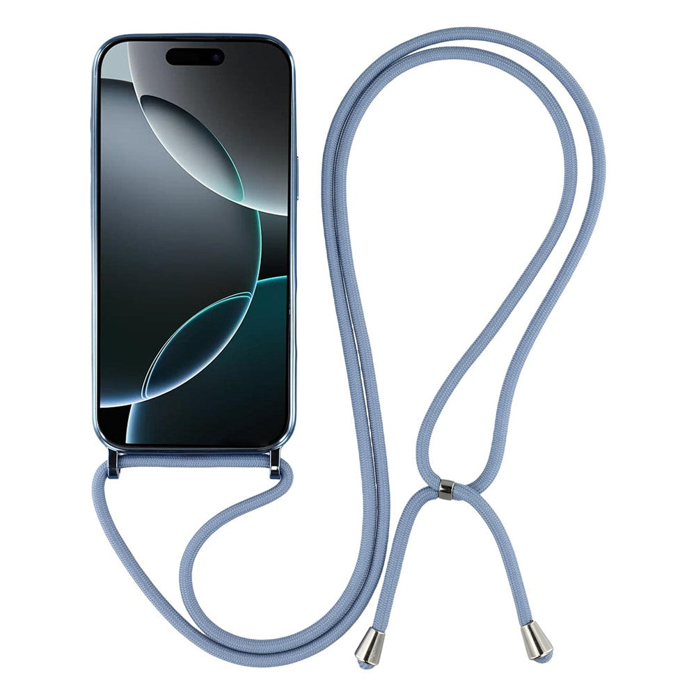 For iPhone 17 Pro Max Case Compatible with MagSafe Electroplating Edge TPU Phone Cover with Screen Film / Shoulder Strap