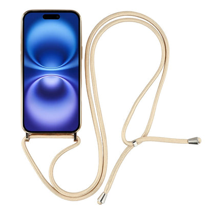 For iPhone 17 Case Compatible with MagSafe Electroplating Edge TPU Phone Cover with Screen Film / Shoulder Strap