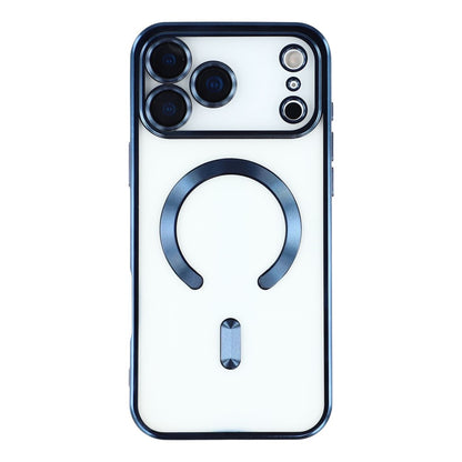 For iPhone 17 Pro Case Compatible with MagSafe Electroplated TPU Phone Cover with Lens Film