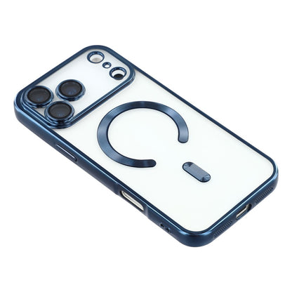 For iPhone 17 Pro Case Compatible with MagSafe Electroplated TPU Phone Cover with Lens Film