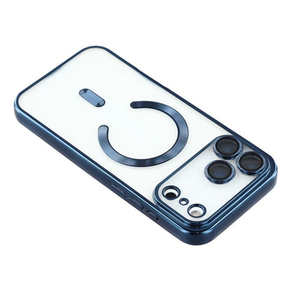 For iPhone 17 Pro Case Compatible with MagSafe Electroplated TPU Phone Cover with Lens Film