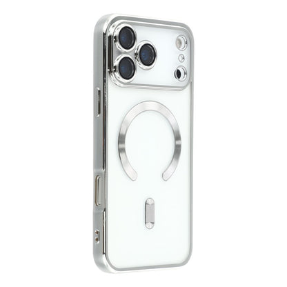 For iPhone 17 Pro Case Compatible with MagSafe Electroplated TPU Phone Cover with Lens Film