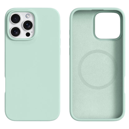 For iPhone 16 Pro Max Case Compatible with MagSafe Liquid Silicone + PC Phone Cover