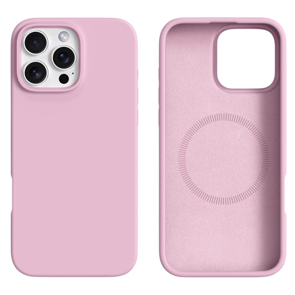 For iPhone 16 Pro Max Case Compatible with MagSafe Liquid Silicone + PC Phone Cover