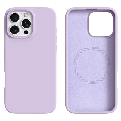 For iPhone 16 Pro Case Compatible with MagSafe Liquid Silicone + PC Phone Cover