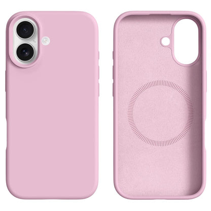 For iPhone 17 Case Compatible with MagSafe Liquid Silicone + PC Phone Cover