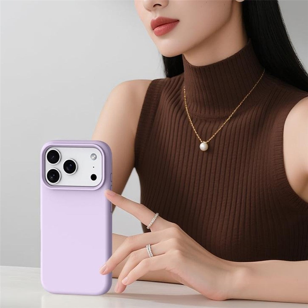 For iPhone 17 Pro Max Case Compatible with MagSafe Liquid Silicone + PC Phone Cover