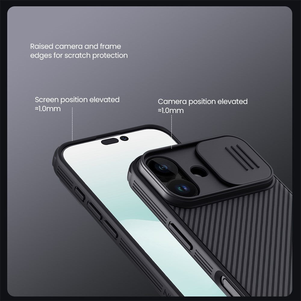 NILLKIN Camshield Pro for iPhone 17 Case Compatible with MagSafe TPU + PC Phone Cover with Slider Camera