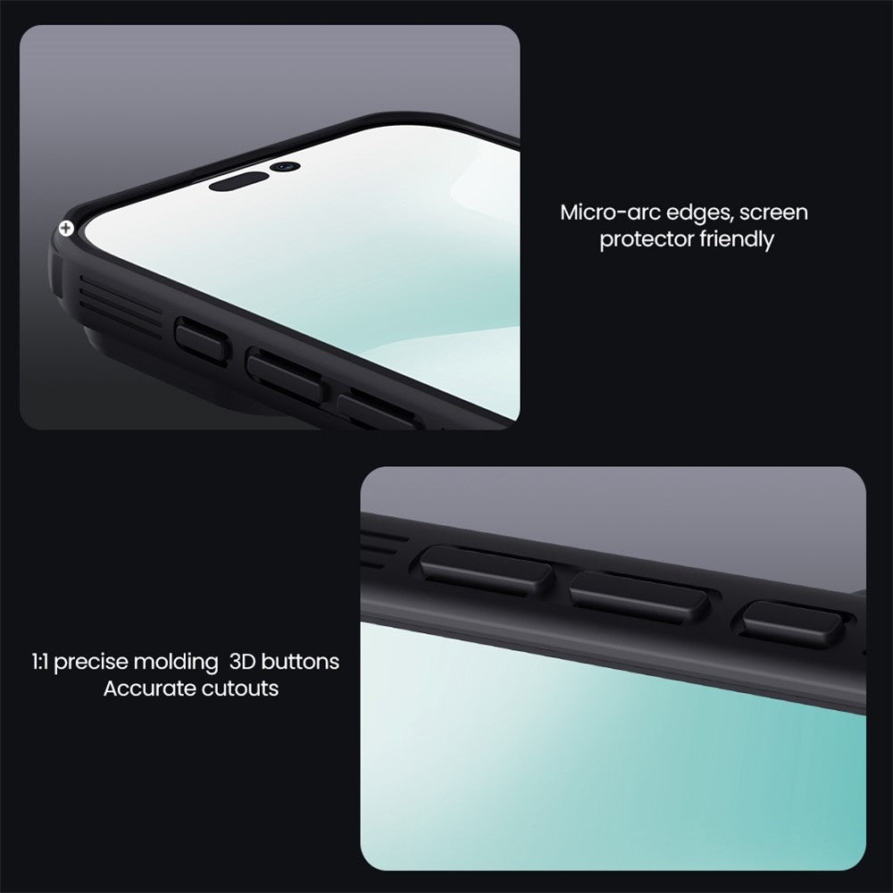 NILLKIN Camshield Pro for iPhone 17 Case Compatible with MagSafe TPU + PC Phone Cover with Slider Camera