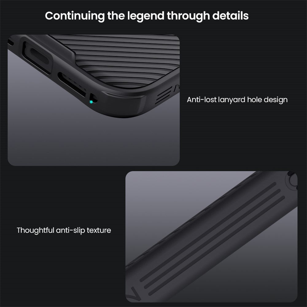 NILLKIN Camshield Pro for iPhone 17 Pro Case Compatible with MagSafe TPU + PC Phone Cover with Slider Camera