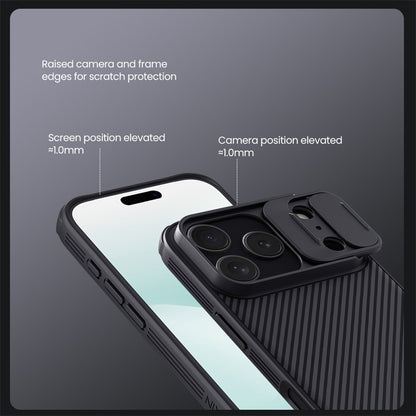 NILLKIN Camshield Pro for iPhone 17 Pro Max Case Compatible with MagSafe TPU + PC Phone Cover with Slider Camera