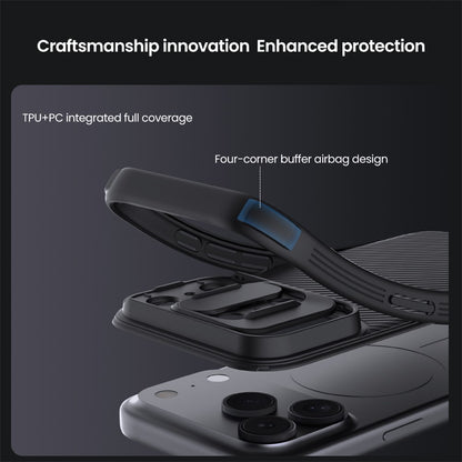NILLKIN Camshield Pro for iPhone 17 Pro Max Case Compatible with MagSafe TPU + PC Phone Cover with Slider Camera