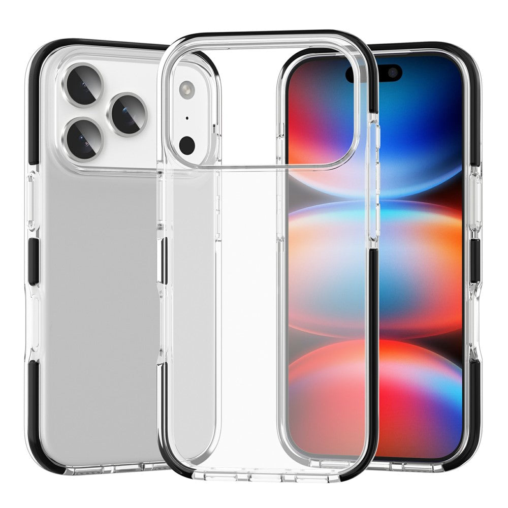 For iPhone 17 Pro Max Case TPU+TPE Anti-drop Clear Phone Cover