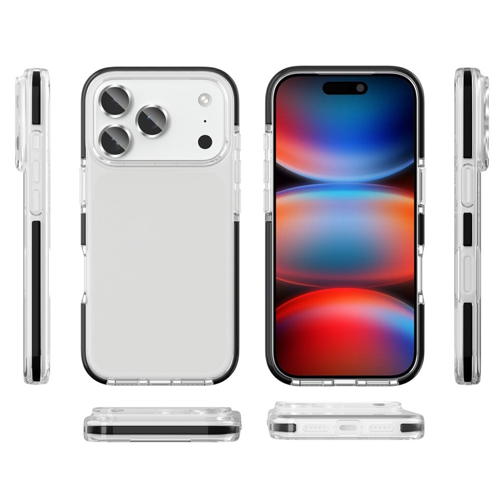 For iPhone 17 Pro Max Case TPU+TPE Anti-drop Clear Phone Cover