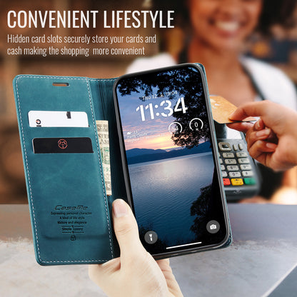 CASEME For iPhone 17 Pro Max Wallet Case  013 Series PU Leather Phone Cover Stand