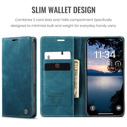 CASEME For iPhone 17 Pro Max Wallet Case  013 Series PU Leather Phone Cover Stand