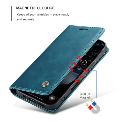 CASEME For iPhone 17 Pro Max Wallet Case  013 Series PU Leather Phone Cover Stand