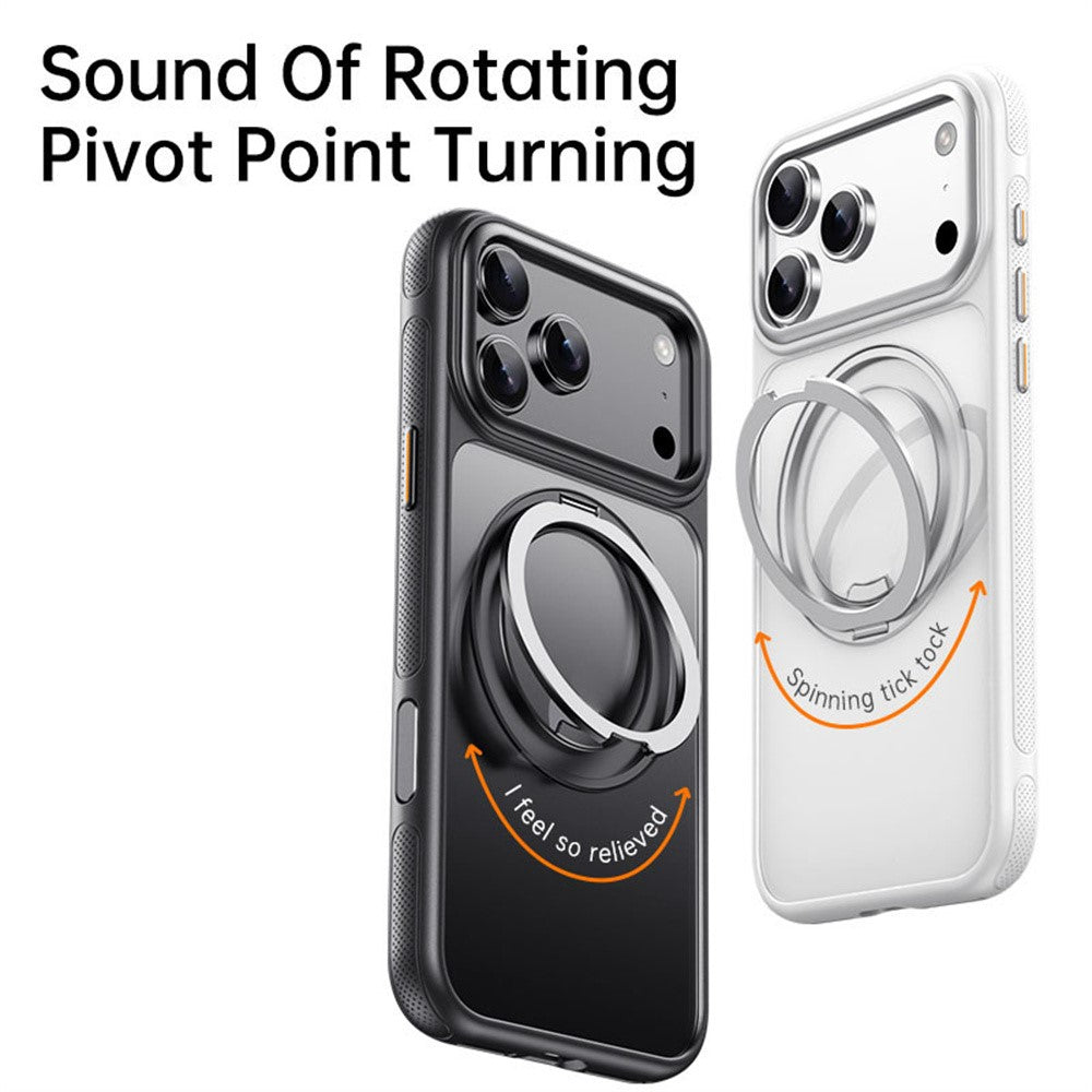For iPhone 17 Pro Max Case Compatible with MagSafe Kickstand TPU PC Phone Back Cover