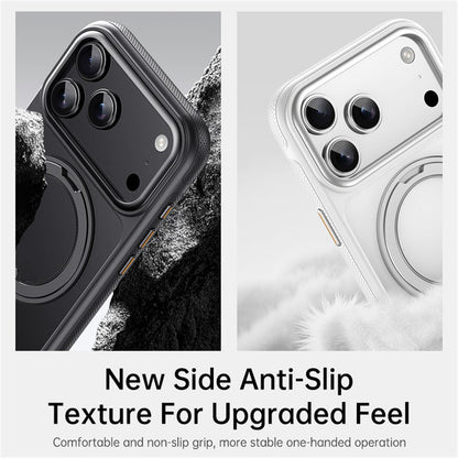 For iPhone 17 Pro Max Case Compatible with MagSafe Kickstand TPU PC Phone Back Cover