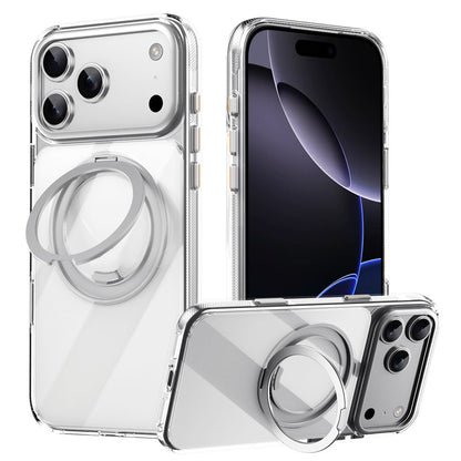 For iPhone 17 Pro Max Case Compatible with MagSafe Kickstand TPU PC Phone Back Cover