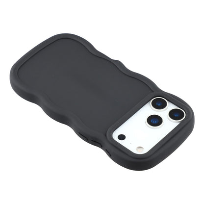 For iPhone 17 Pro Case TPU Protective Phone Cover Unique Curly Wave Frame