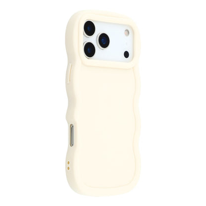 For iPhone 17 Pro Case TPU Protective Phone Cover Unique Curly Wave Frame