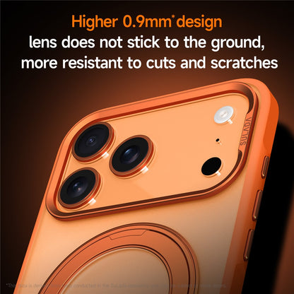 SULADA For iPhone 17 Pro Max Case Magnetic Case Anti-Fingerprints Matte TPU + PC Phone Cover with Kickstand
