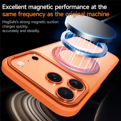 SULADA For iPhone 17 Pro Max Case Magnetic Case Anti-Fingerprints Matte TPU + PC Phone Cover with Kickstand