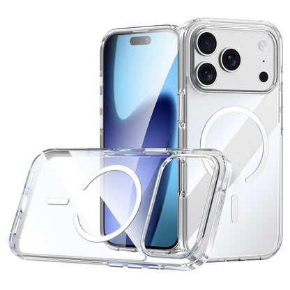 SULADA For iPhone 17 Pro Case Compatible with MagSafe TPU + PC Crystal Clear Phone Cover