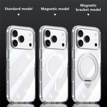 SULADA For iPhone 17 Pro Case Compatible with MagSafe TPU + PC Crystal Clear Phone Cover