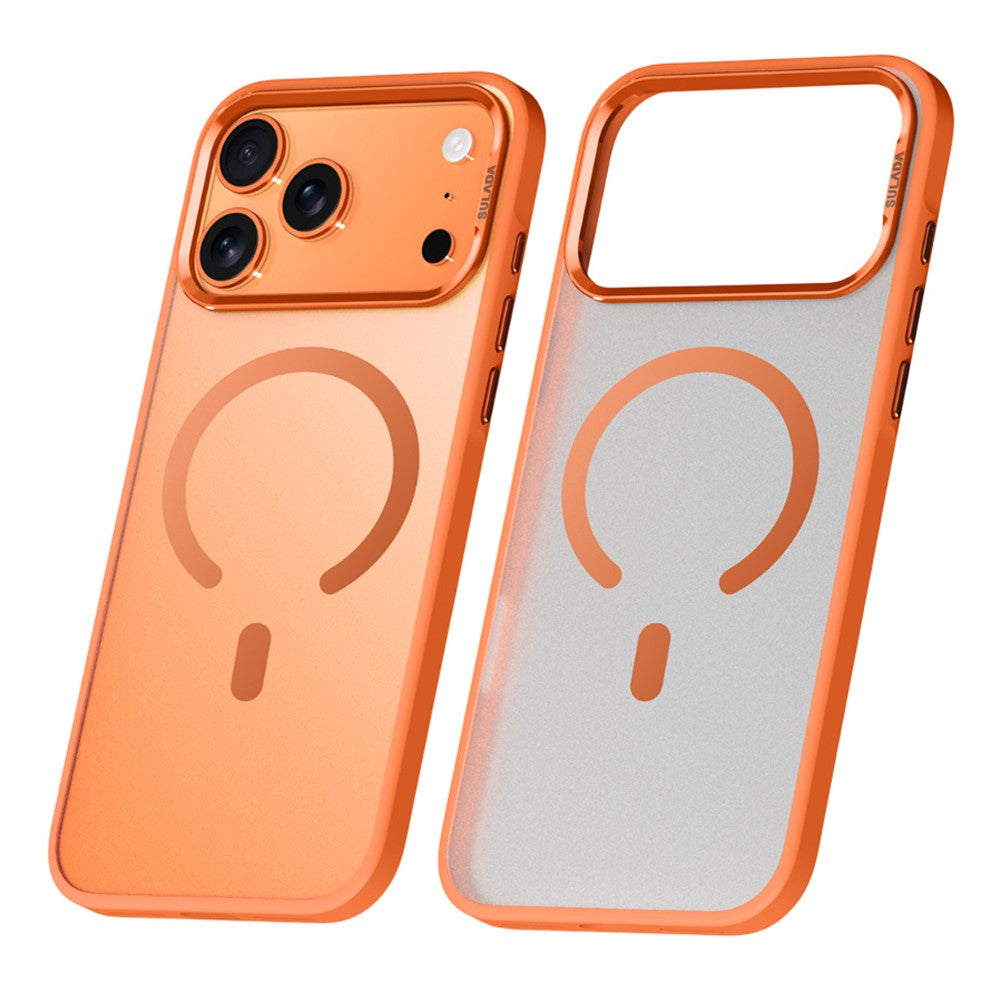 SULADA For iPhone 17 Pro Case Compatible with MagSafe PC + TPU Phone Cover
