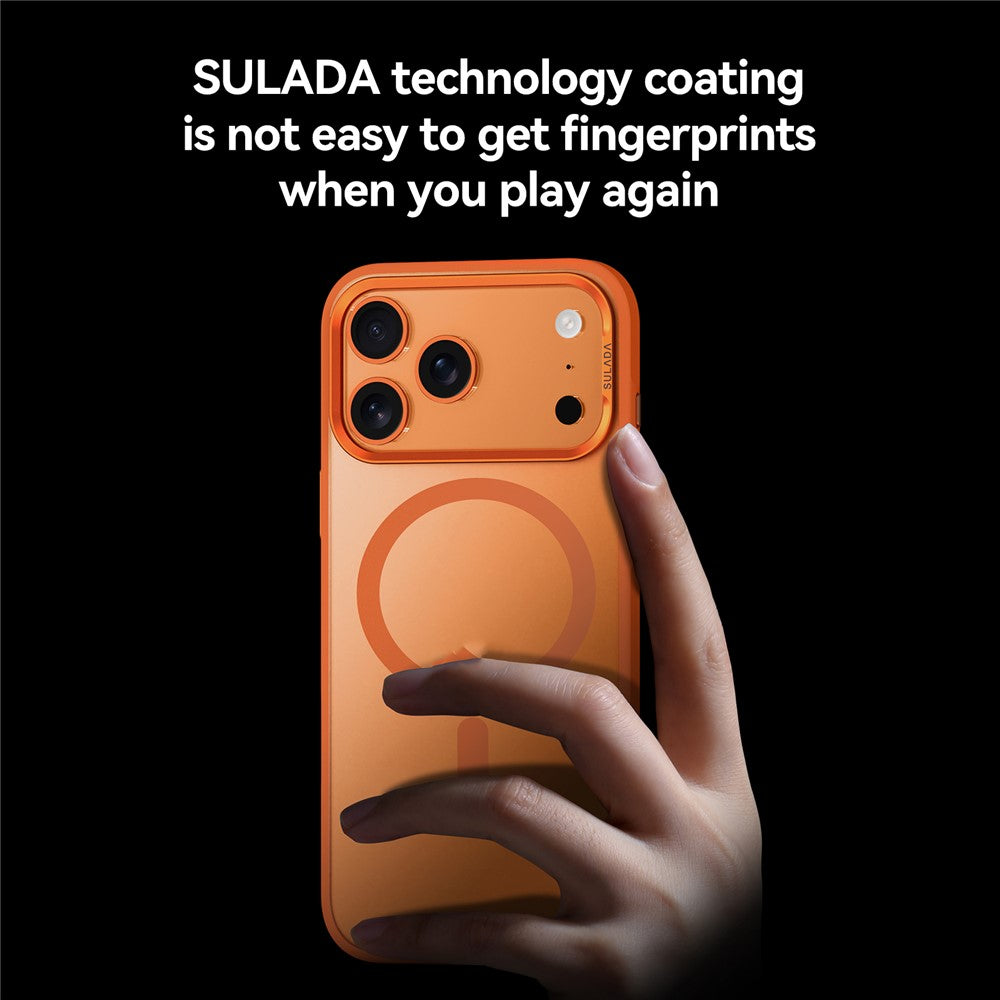 SULADA For iPhone 17 Pro Case Compatible with MagSafe PC + TPU Phone Cover
