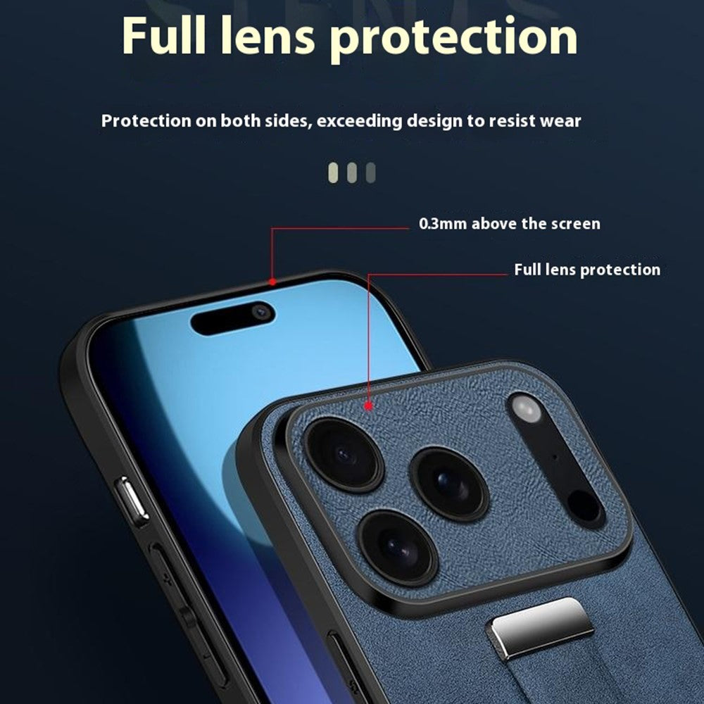 SULADA Fashion Series for iPhone 17 Pro Max Case Wristband Kickstand Leather Back Phone Cover